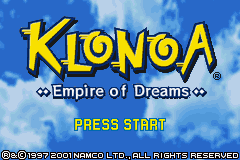 Klonoa: Empire of Dreams screenshot 3 for GameBoy Advance